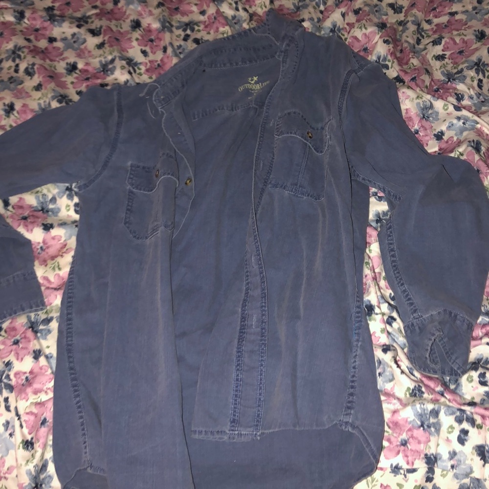 Jean button up
